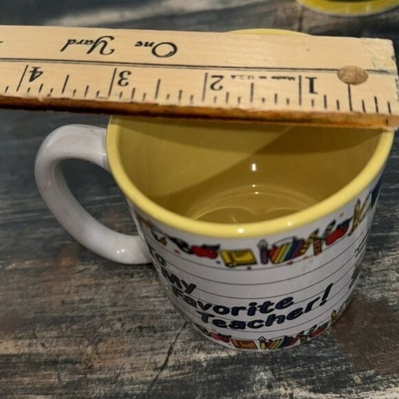 Set Of 3 Teacher-Themed Ceramic Mugs - Picture 10 of 12